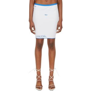 DI Petsa, Dames, Rokken, Wit, Maat: S Jersey,