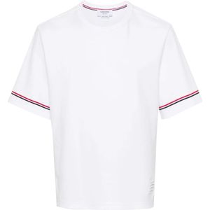 Thom Browne, Heren, Tops, Wit, Maat: XL Katoen,