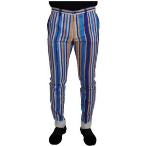 Dolce & Gabbana, Heren, Broeken, Veelkleurig, Maat: S Katoen,