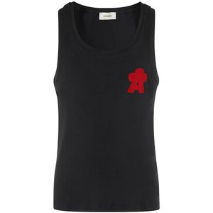 A Paper Kid, Dames, Tops, Zwart, Maat: XL Katoen,