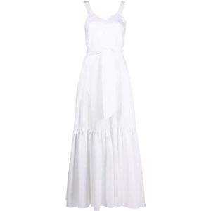 Forte Forte, Dames, Jurken, Wit, Maat: S Katoen,