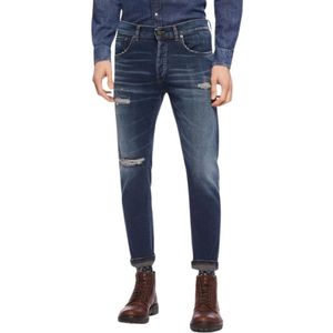 Dondup, Heren, Jeans, Blauw, Maat: W38 Leer,