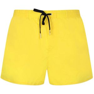 Dsquared2, Heren, Badkleding, Geel, Maat: XS Nylon,