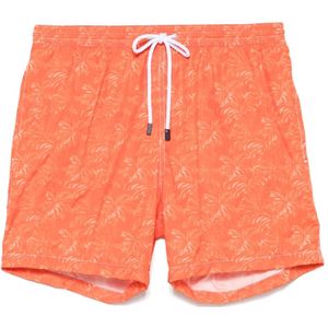 Barba, Heren, Badkleding, Oranje, Maat: M Poliester,