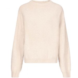 Loulou Studio, Dames, Truien, Beige, Maat: M Wol,