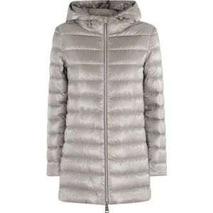 Herno, Dames, Jassen, Grijs, Maat: S Nylon,