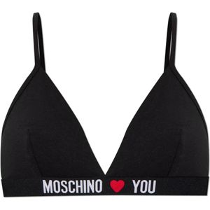 Moschino, Dames, Ondergoed, Zwart, Maat: S Katoen,