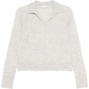 Vince, Dames, Tops, Grijs, Maat: L Zijde,