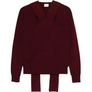 Yuzefi, Dames, Truien, Rood, Maat: XS Viscose,