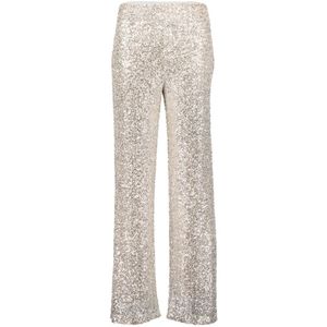 Betty & Co, Dames, Broeken, Wit, Maat: M Leer,