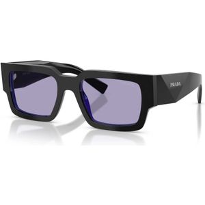 Prada - B17S - Zonnebril - Zwart - Violette Bio-Polyamide Lenzen