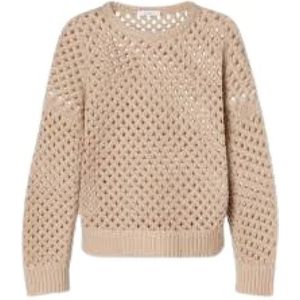 Max Mara, Dames, Truien, Beige, Maat: S