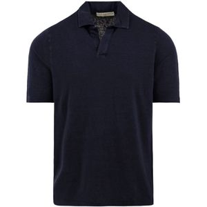 Filippo De Laurentiis, Heren, Tops, Blauw, Maat: L