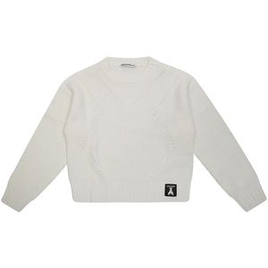 Patrizia Pepe, Dames, Truien, Wit, Maat: XL