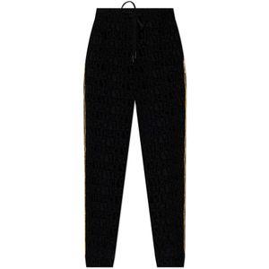 Versace, unisex, Broeken, Zwart, Maat: 2XL Katoen,