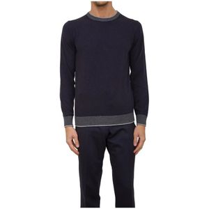 Peserico, Heren, Truien, Blauw, Maat: L Zijde,