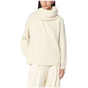 Jil Sander, Dames, Truien, Wit, Maat: XS Wol,