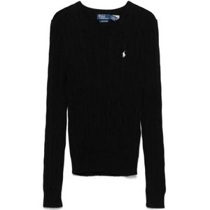 Polo Ralph Lauren, Dames, Truien, Zwart, Maat: S Katoen,