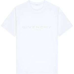 Givenchy, Heren, Tops, Wit, Maat: L Katoen,