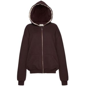 Magda Butrym, Dames, Sweatshirts & Hoodies, Bruin, Maat: XS Katoen,