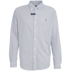 Polo Ralph Lauren, Heren, Overhemden, Blauw, Maat: M