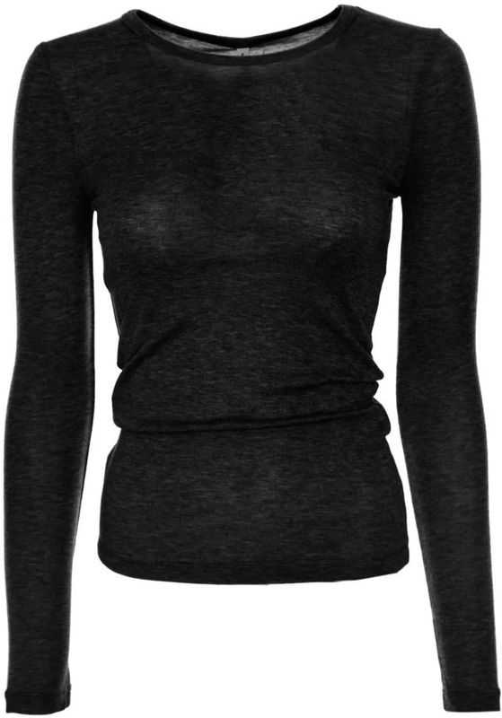 Samsøe Samsøe, Dames, Tops, Zwart, Maat: XS Jersey,