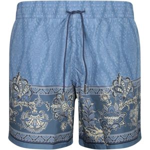 Etro, Heren, Badkleding, Blauw, Maat: S Poliester,