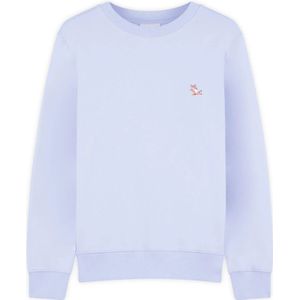 Maison Kitsuné, Heren, Sweatshirts & Hoodies, Blauw, Maat: L Katoen,