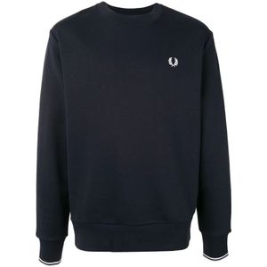 Fred Perry, Heren, Sweatshirts & Hoodies, Blauw, Maat: 3XL