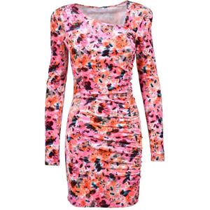 Patrizia Pepe, Dames, Jurken, Veelkleurig, Maat: XS Poliester,