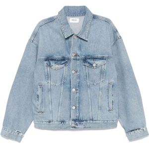 Agolde, Heren, Jassen, Blauw, Maat: M Katoen,