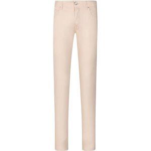 Jacob Cohën, Heren, Jeans, Beige, Maat: W36 Katoen,