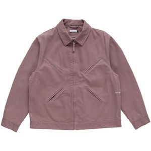 Pop Trading Company, Heren, Jassen, Paars, Maat: L Katoen,