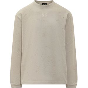 44 Label Group, Heren, Sweatshirts & Hoodies, Beige, Maat: XS Jersey,