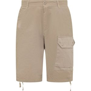 Ten C, Heren, Korte broeken, Beige, Maat: XL Polyamide,