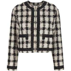 Moschino, Dames, Jassen, Veelkleurig, Maat: XS Poliester,