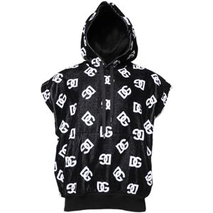 Dolce & Gabbana - Pullover - Zwart - Met Capuchon - Katoen