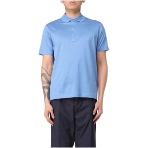 Paul & Shark, Heren, Tops, Blauw, Maat: L Katoen,