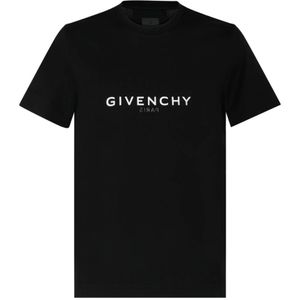 Givenchy - T-shirt - Zwart - Katoen - Ronde Hals - Korte Mouwen