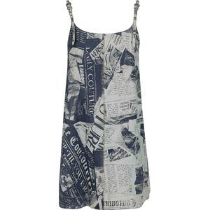 Versace Jeans Couture, Dames, Jurken, Blauw, Maat: XS