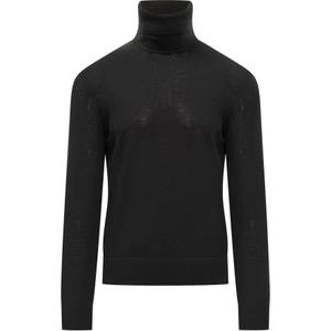 Tom Ford, Heren, Truien, Zwart, Maat: L Wol,