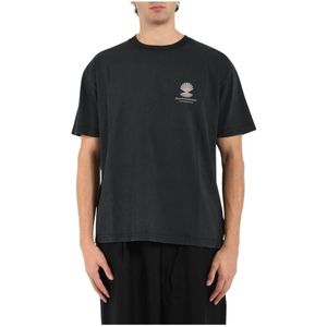 New Amsterdam Surf Association, Heren, Tops, Zwart, Maat: M Katoen,