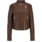 Guess - Jeannine - PU-jas - Dames - Gestikt