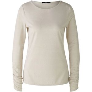 Oui, Dames, Tops, Beige, Maat: XS