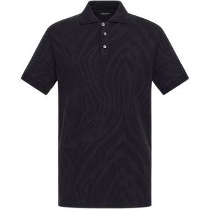 Roberto Cavalli, Heren, Tops, Zwart, Maat: M