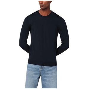Drumohr, Heren, Truien, Blauw, Maat: M Wol,