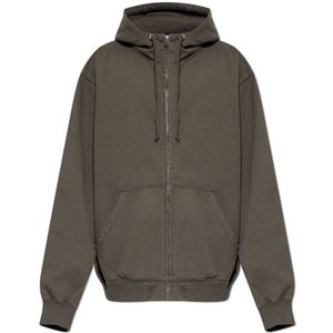 Maison Margiela, Heren, Sweatshirts & Hoodies, Grijs, Maat: S Katoen,