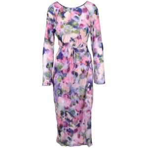 Patrizia Pepe, Dames, Jurken, Veelkleurig, Maat: XS Voile,