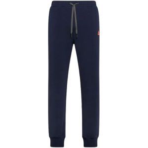 Sun68, Heren, Broeken, Blauw, Maat: S Fleece,