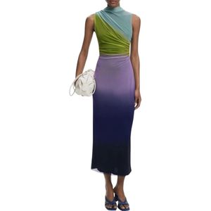 Desigual, Dames, Jurken, Paars, Maat: M Poliester,